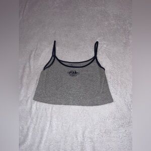 Brandy Melville heaven sent gray tank top